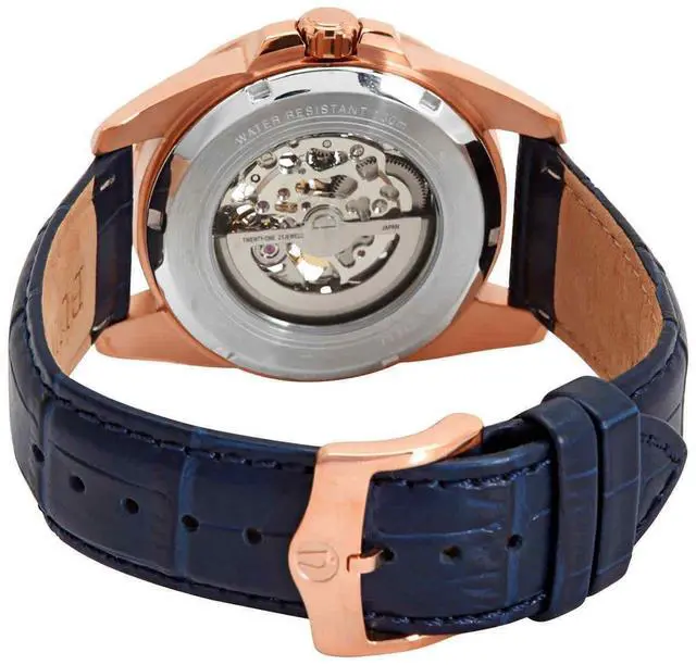 Alt view image 11 of 11 - Bulova Sutton Mens Rose Gold PVD Stainless Steel Automatic Watch 97A161