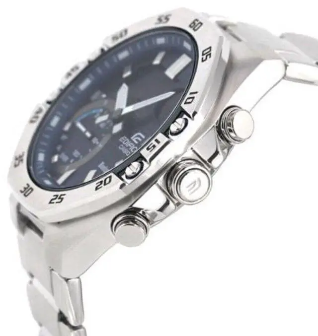 Alt view image 2 of 3 - Casio Edifice World Time Mobile Link ECB-10D-2A ECB10D-2 100M Men's Watch