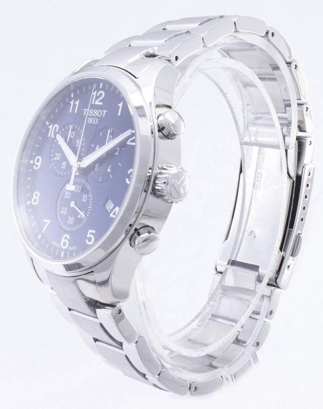 Alt view image 10 of 10 - Tissot T116.617.11.047.01 Chrono XL Men's Watch Silver 45mm Stainless Steel
