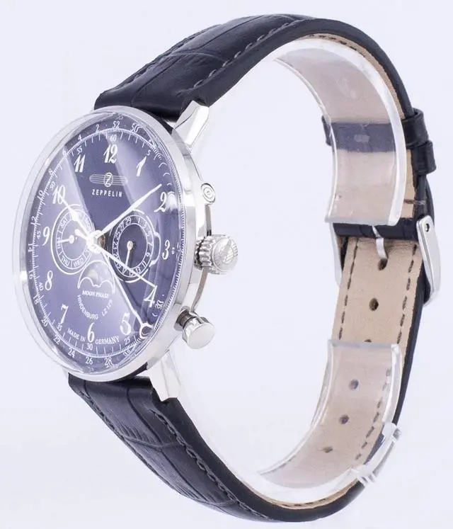 Alt view image 2 of 3 - Zeppelin Series LZ 129 Hindenburg Germany Made 7036-3 70363 Men's Watch