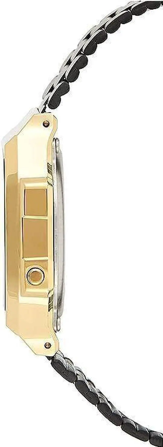 Alt view image 6 of 7 - Casio Vintage A168WEGB Digital Metal Gold/Black Watch A168WEGB-1B