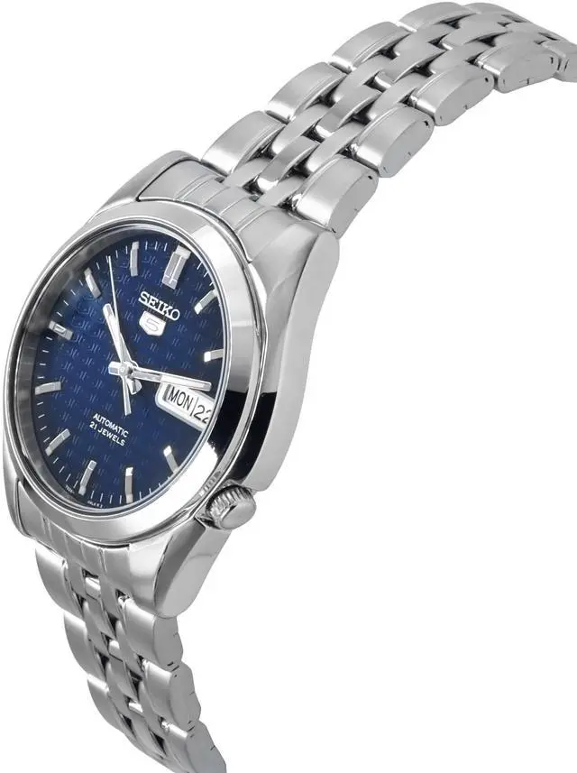 Alt view image 7 of 11 - Seiko 5 Silver Watch SNK357K1