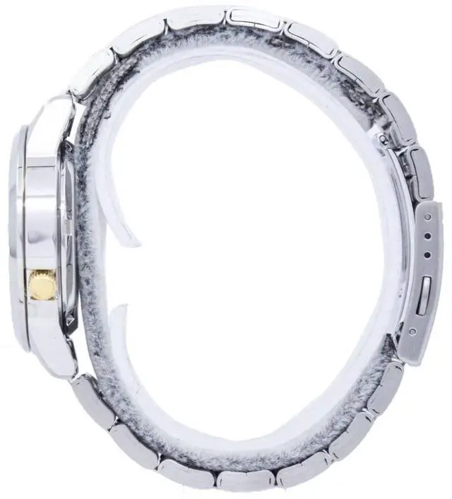 Alt view image 7 of 11 - Seiko Automatic Men's Watch with a Stainless Steel Bracelet and Silver Tone Dial - SNKK09
