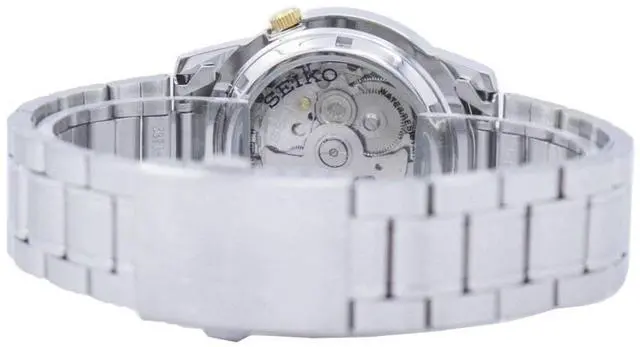 Alt view image 11 of 11 - Seiko Automatic Men's Watch with a Stainless Steel Bracelet and Silver Tone Dial - SNKK09