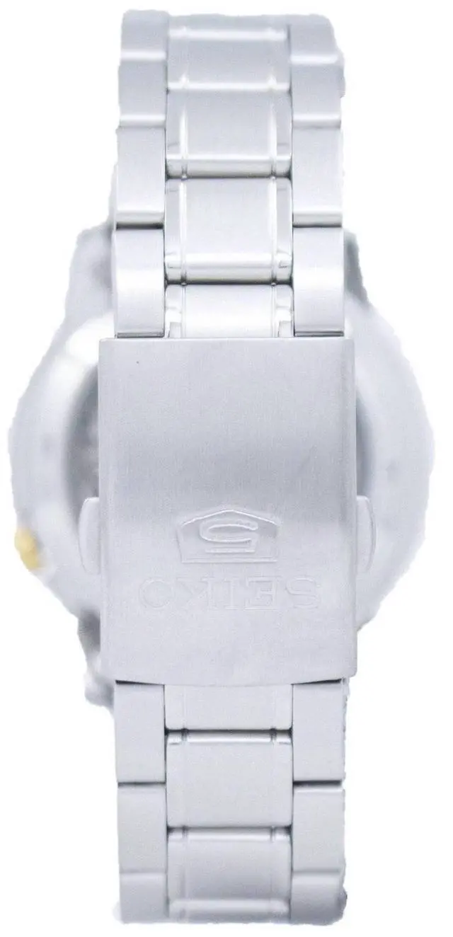 Alt view image 8 of 11 - Seiko Automatic Men's Watch with a Stainless Steel Bracelet and Silver Tone Dial - SNKK09