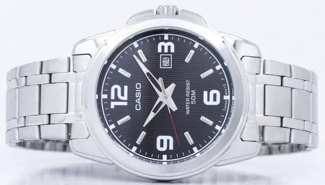 Alt view image 6 of 7 - Casio Enticer Analog Quartz MTP-1314D-1AVDF MTP1314D-1AVDF Men's Watch