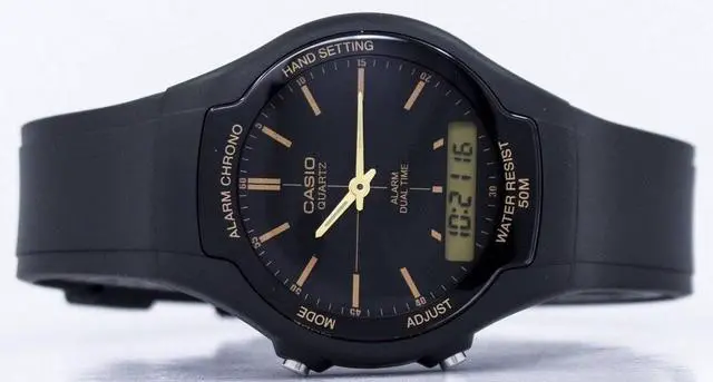 Alt view image 5 of 7 - Casio Alarm Chrono Dual Time Quartz AW-90H-9EVDF AW90H-9EVDF Men's Watch