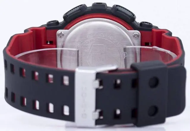 Alt view image 11 of 11 - Casio G-Shock GA-110HR-1A Men's Analog-Digital Display Fashion Watch, Black/Red