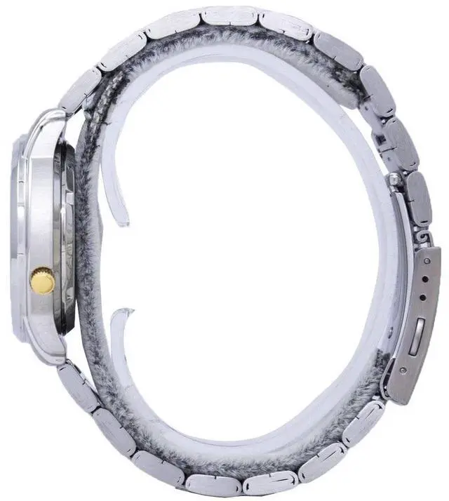 Alt view image 7 of 11 - Seiko Automatic Men's Watch with a Stainless Steel Bracelet and Grey Dial - SNKK67