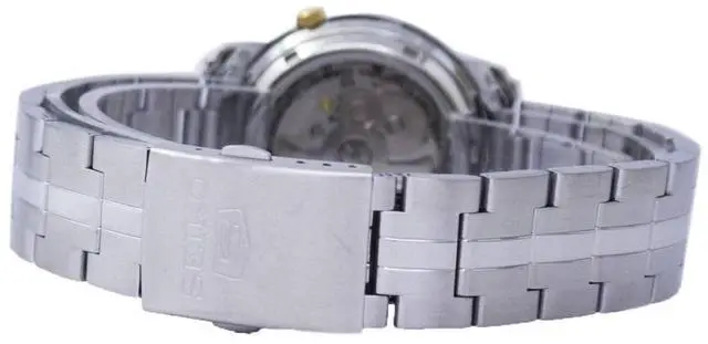 Alt view image 10 of 11 - Seiko Automatic Men's Watch with a Stainless Steel Bracelet and Grey Dial - SNKK67