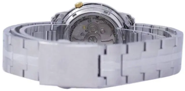 Alt view image 11 of 11 - Seiko Automatic Men's Watch with a Stainless Steel Bracelet and Grey Dial - SNKK67