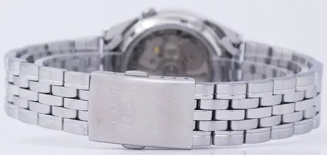 Alt view image 7 of 8 - Seiko 5 #SNK375 Men's Stainless Steel Black Dial Self Winding Automatic