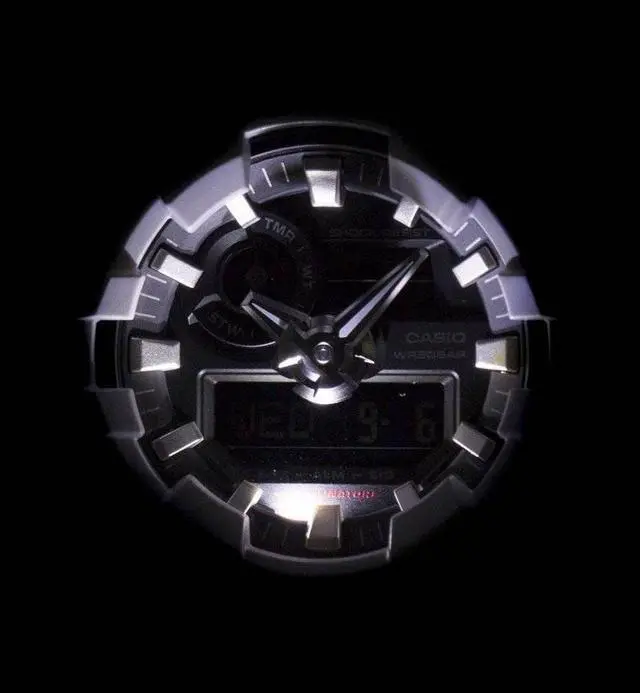 Alt view image 7 of 12 - Casio G-Shock White Digital Analog Watch GA700-7A GA-700-7ACR