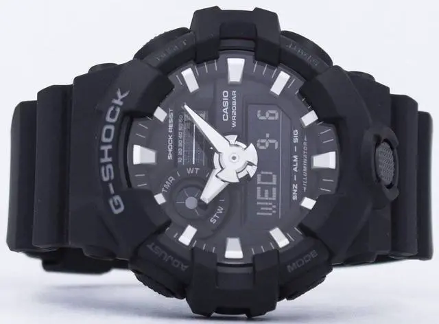 Alt view image 17 of 20 - Casio G-Shock GA1100KH-3A Black / Black Resin Analog/Digital Quartz Men's Watch