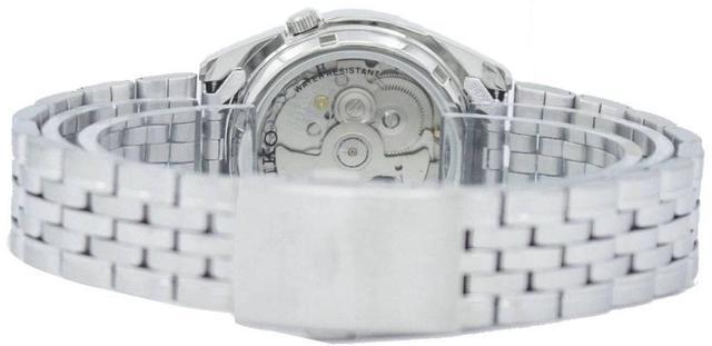 Alt view image 13 of 13 - SEIKO 5 SNK355 SNK355K1 Automatic 21 Jewels Silver Dial Stainless Steel Watch