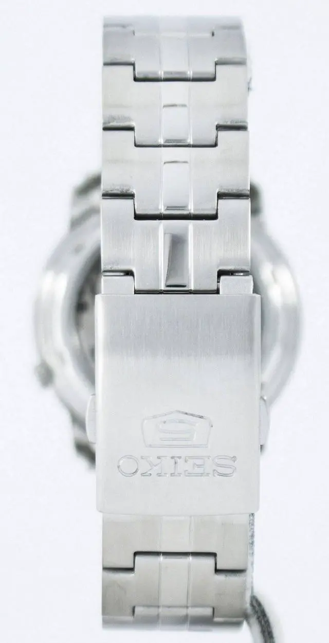 Alt view image 7 of 10 - Seiko 5 SNKL83 Men's Stainless Steel Black Dial Self Winding Automatic Watch