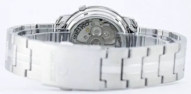 Alt view image 10 of 10 - Seiko 5 SNKL83 Men's Stainless Steel Black Dial Self Winding Automatic Watch