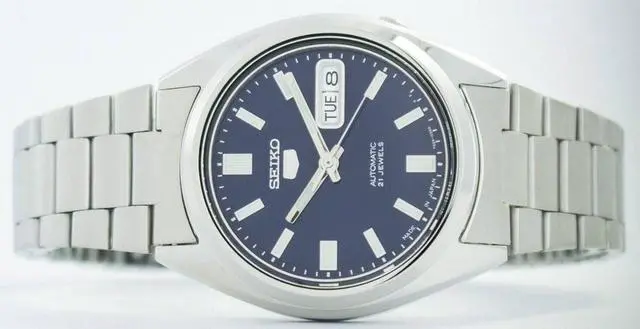 Alt view image 5 of 7 - Seiko 5 Automatic 21 Jewels Japan Made SNXS77 SNXS77J1 SNXS77J Men's Watch