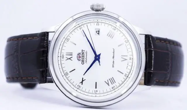 Alt view image 11 of 13 - Orient Men's 40mm Genuine Leather Band Steel Case Automatic Watch FAC00009W0