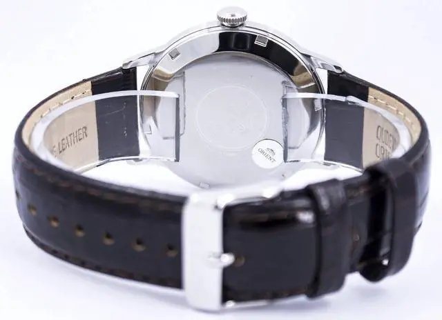 Alt view image 13 of 13 - Orient Men's 40mm Genuine Leather Band Steel Case Automatic Watch FAC00009W0