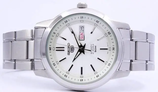 Alt view image 5 of 7 - Seiko 5 Automatic 21 Jewels SNKM83 SNKM83K1 SNKM83K Men's Watch
