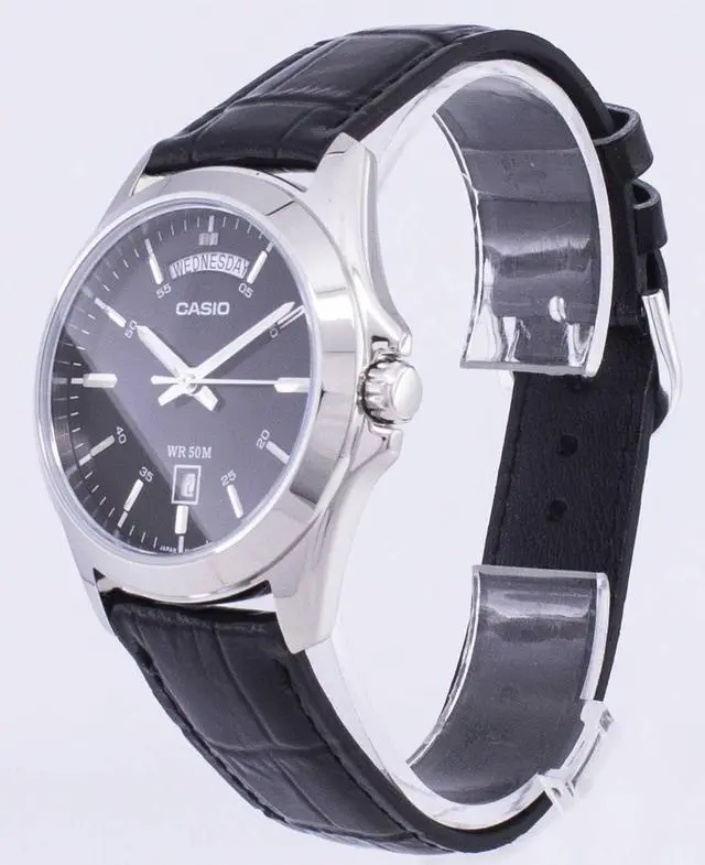 Alt view image 3 of 4 - Casio Analog Black Dial MTP-1370L-1AVDF MTP-1370L-1AV Men's Watch