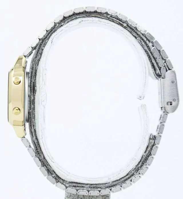 Alt view image 3 of 4 - Women's Casio Vintage Gold Tone Steel Link Band Watch LA670WGA-9