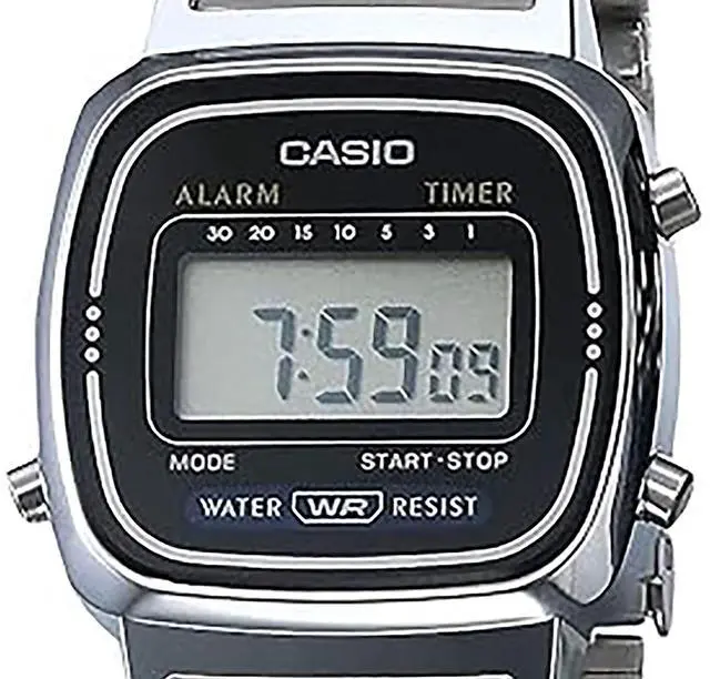 Alt view image 9 of 10 - Casio Stainless Steel Gold Digital Watch - LA670WGA-1CR