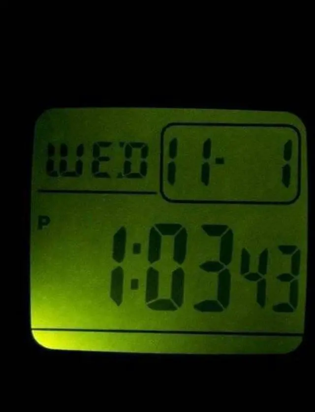 Alt view image 10 of 15 - Men's Casio Classic Digital All Black Watch F201WA-1A F201WA-1AV