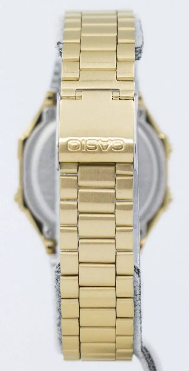 Alt view image 8 of 10 - Men's Casio Gold Tone Classic Digital Watch A168WG-9V A168WG-9VT