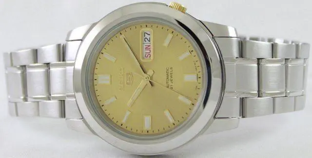Alt view image 6 of 7 - Seiko 5 Automatic 21 Jewels SNKK13 SNKK13K1 SNKK13K Men's Watch