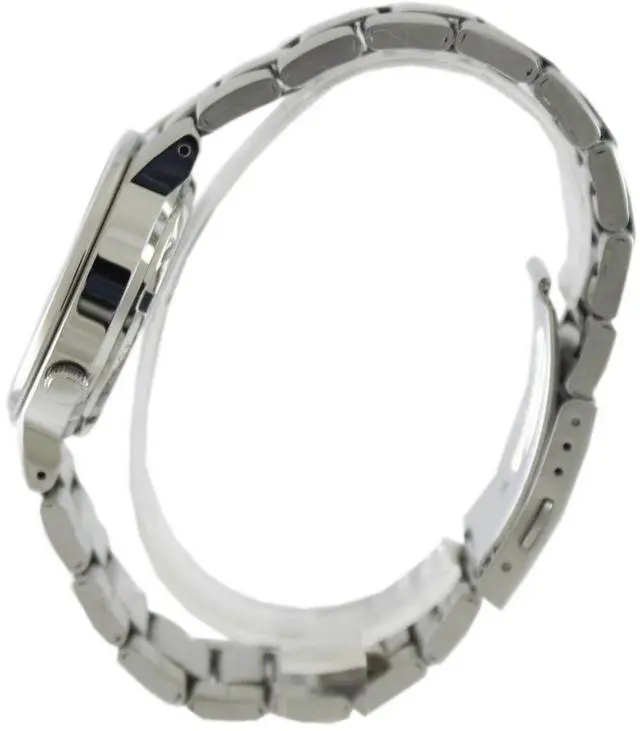 Alt view image 5 of 8 - seiko men's snxs77 seiko 5 automatic blue dial stainless-steel bracelet watch