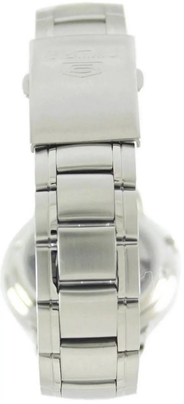 Alt view image 6 of 8 - seiko men's snxs77 seiko 5 automatic blue dial stainless-steel bracelet watch