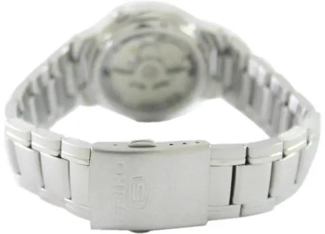 Alt view image 8 of 8 - seiko men's snxs77 seiko 5 automatic blue dial stainless-steel bracelet watch