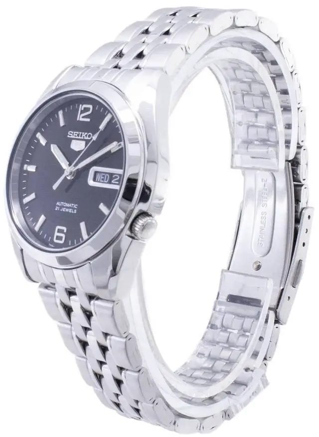 Alt view image 4 of 7 - Seiko 5 Automatic 21 Jewels SNK393 SNK393K1 SNK393K Men's Watch