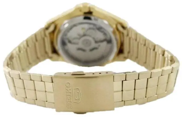 Alt view image 10 of 10 - Seiko Men's 38mm Gold-Tone Steel Bracelet & Case Automatic Watch SNKK98K1