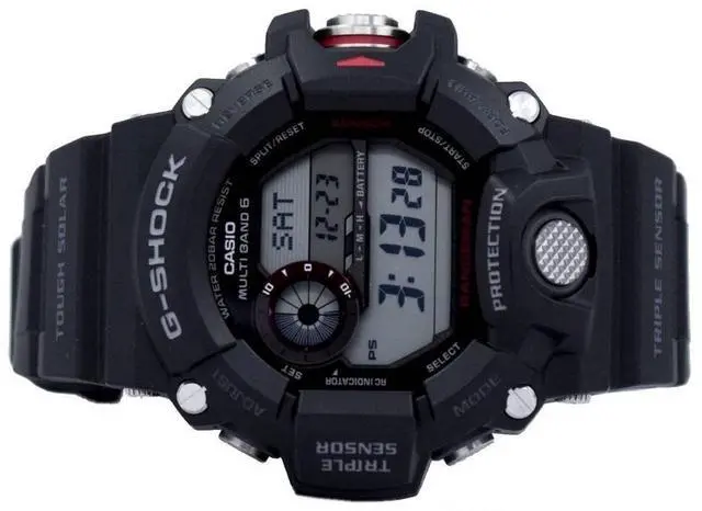 Alt view image 14 of 15 - Casio G-Shock Master Of G Rangeman Solar Atomic Watch GW9400-1