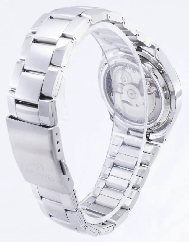 Alt view image 8 of 8 - SEIKO 5 SNK621 SNK621K1 Automatic 21 Jewels Gray Dial Stainless Steel Men Watch