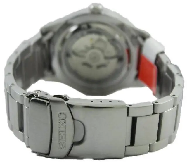 Alt view image 12 of 13 - SEIKO 5 SNZG13 SNZG13J1 Army Automatic Black Dial Stainless Steel Men's Watch