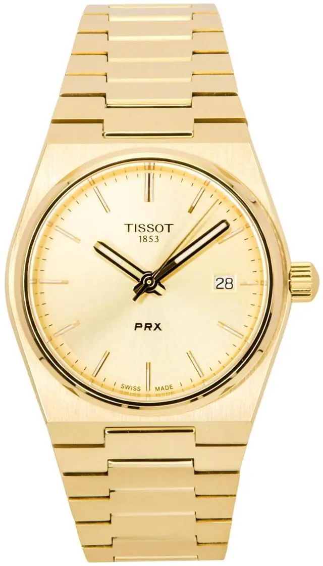 Main image of Tissot PRX Champagne Dial Swiss Quartz 100M Women's Watch T137.210.33.021.00
