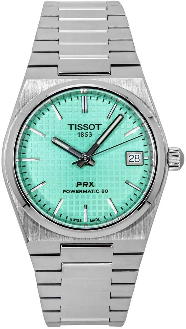 Main image of Tissot PRX Light Green Dial Automatic 100M Unisex Watch T137.207.11.091.01