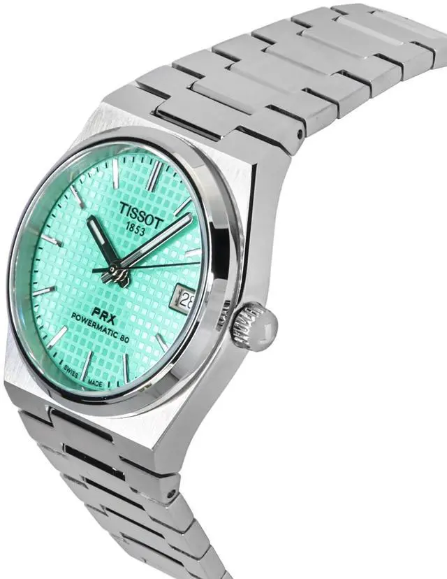 Alt view image 3 of 4 - Tissot PRX Light Green Dial Automatic 100M Unisex Watch T137.207.11.091.01