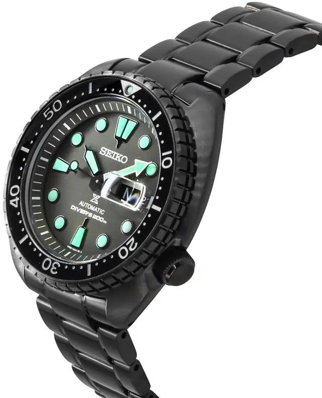 Alt view image 3 of 4 - Seiko Prospex Black Dial Automatic Diver's 200M Men's Watch SRPK43K1