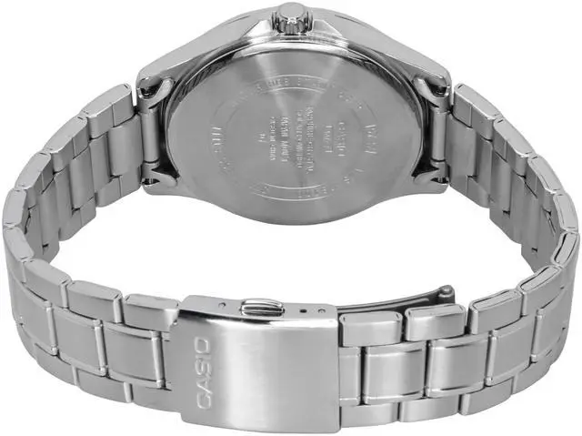 Alt view image 4 of 4 - Casio Standard Analog Stainless Steel Blue Dial Solar MTS-RS100D-2AV Men's Watch