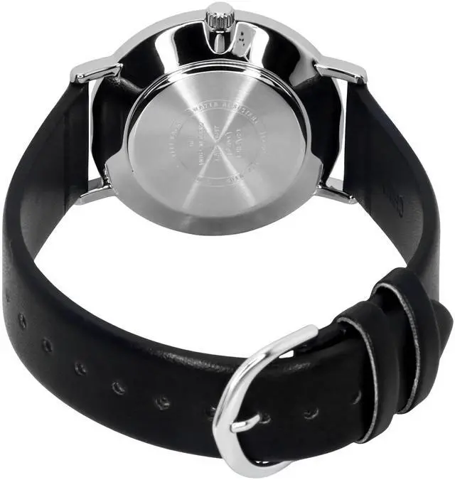 Alt view image 3 of 3 - Casio Standard Analog Leather Strap White Dial Quartz MTP-VT04L-7E Men's Watch