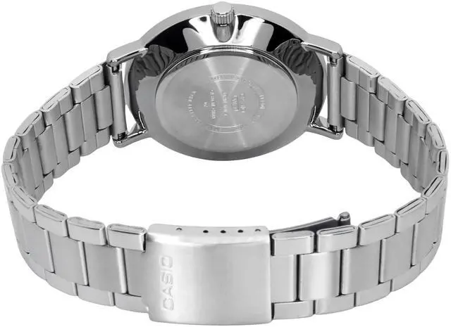 Alt view image 3 of 3 - Casio Standard Analog Stainless Steel Grey Dial Quartz MTP-VT04D-8E Men's Watch