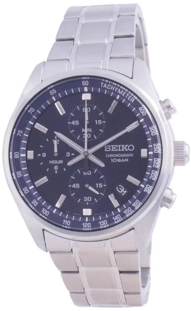 Main image of Seiko Chronograph Quartz SSB377 SSB377P1 SSB377P 100M Men's Watch