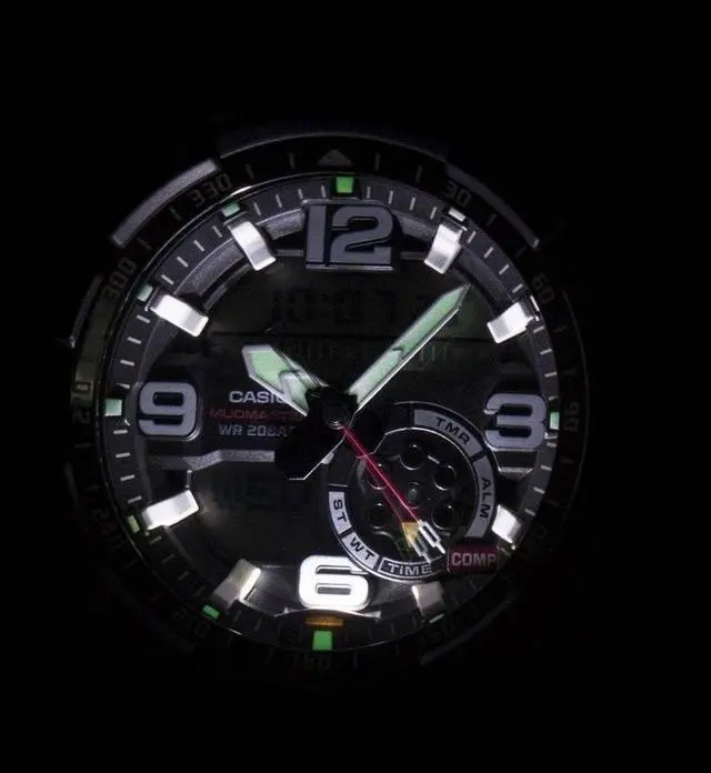 Alt view image 6 of 11 - Casio Men's Mudmaster Watch Quartz Mineral Crystal GG-1000-1A