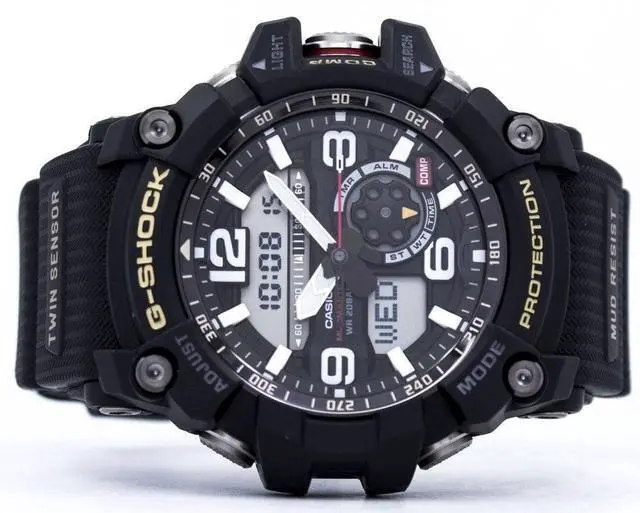 Alt view image 9 of 11 - Casio Men's Mudmaster Watch Quartz Mineral Crystal GG-1000-1A