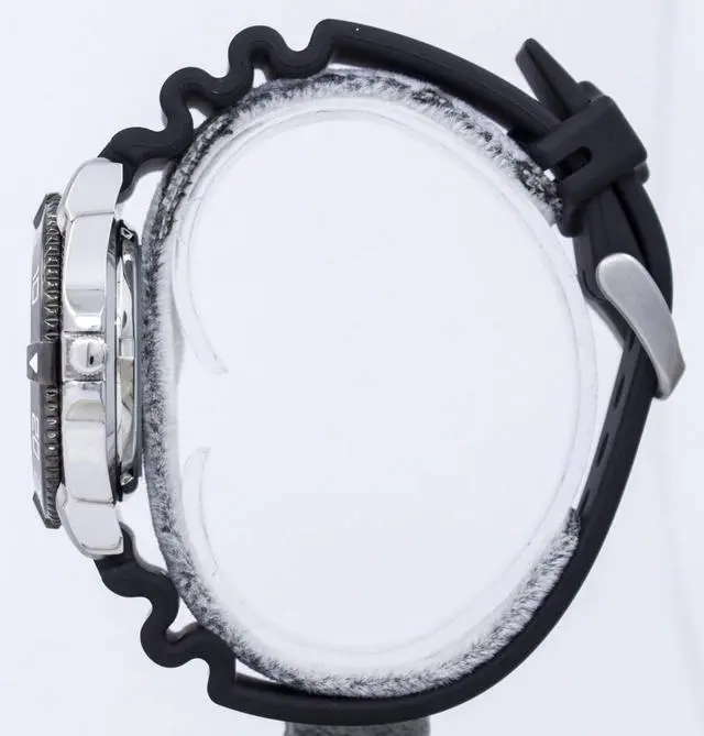Alt view image 8 of 12 - Seiko SNZB23J2 Seiko 5 Sports Automatic Black Dial Rubber Strap Day and Date Display